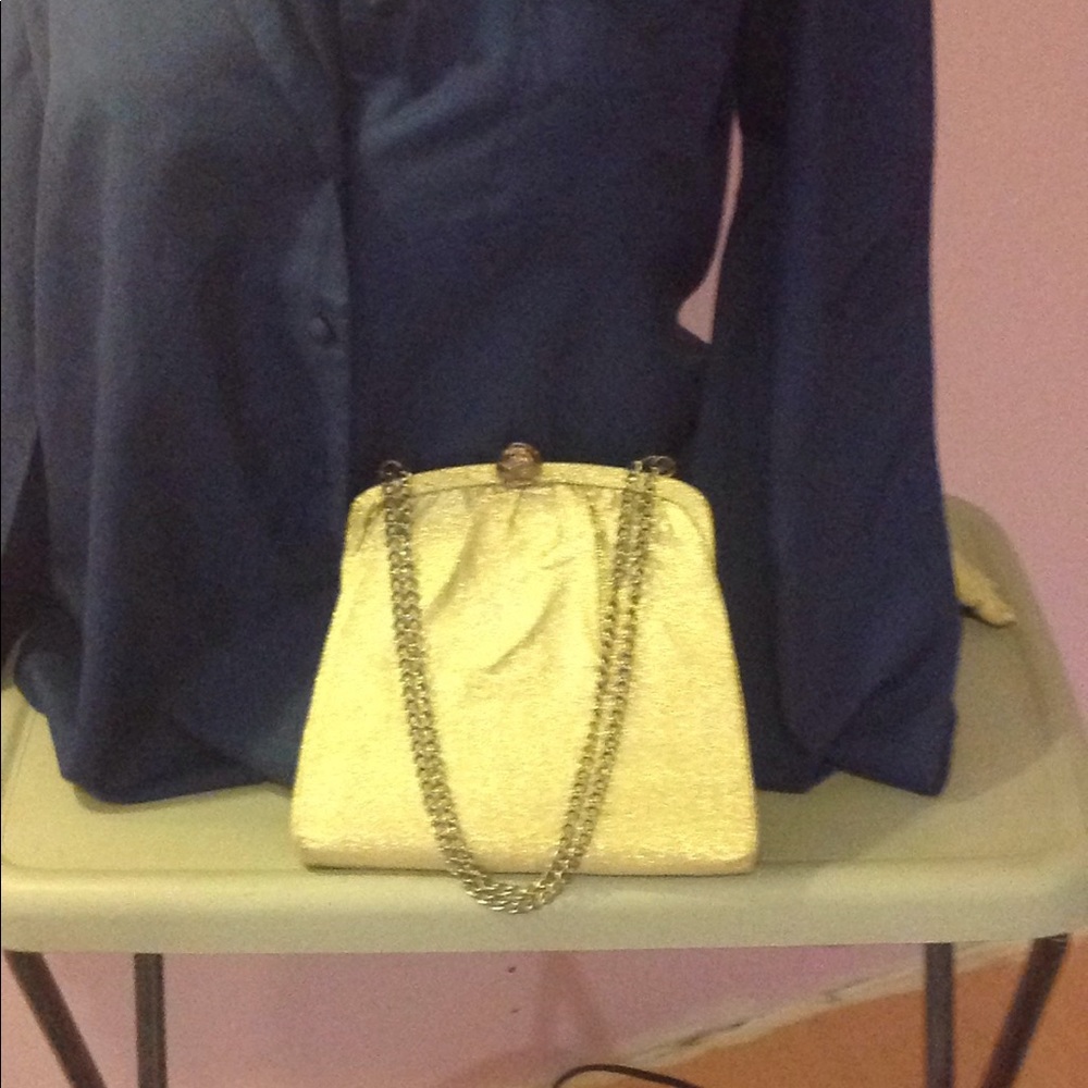 Retro?? Vintage??  Double chain strap,  Gold